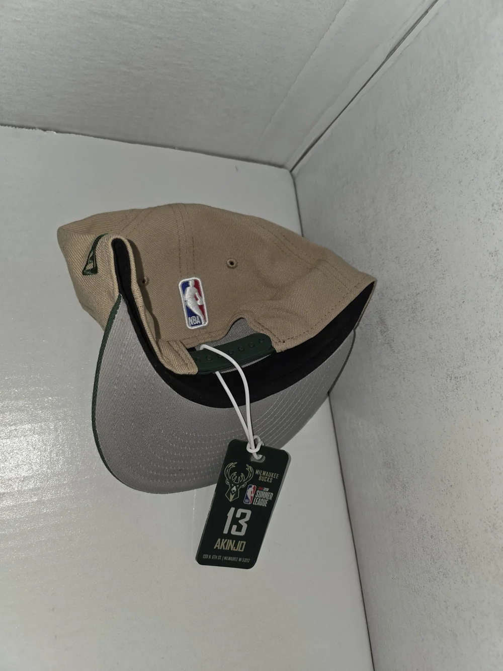 Milwaukee Bucks New Era 9FIFTY Snapback Hat M/L NBA 2K25 Summer League + Wristba